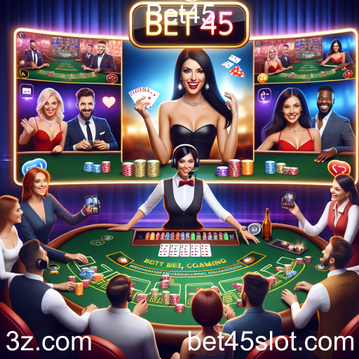 Experiência Inigualável com Cassino Ao Vivo no Bet45